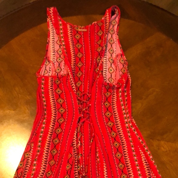 Kendall & Kylie Tribal Fit & Flare Mini Dress Medium - Picture 4 of 7
